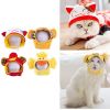 Funny Cat Hat Cartoon Duck Tiger Cosplay Costume Headgear Cute Pets Dog Cap Puppy Kitten Dress Up Accessories - red