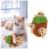 4-Pack Pet Interactive Plush Play Toys - Coffee