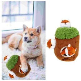 4-Pack Pet Interactive Plush Play Toys - Orange