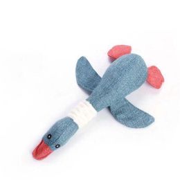 pet squeaky teething toy - Blue