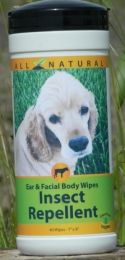 Ear & Facial Body Wipes, Insect Repellent (Dog) - 40 cnt - Wipes