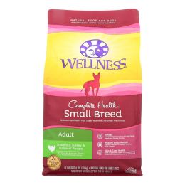 Wellness Pet Products Dog Food - Turkey and Oatmeal Recipe - Case of 6 - 4 lb. - 1002666