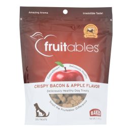 Fruitables - Dog Trts Crunch Bacon Apple - Case of 8 - 7 OZ - 1886761