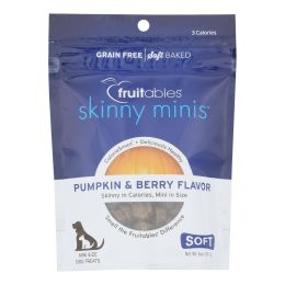Fruitables - Dog Trts Chwy Pmpkn/berry - Case of 12 - 5 OZ - 1093376