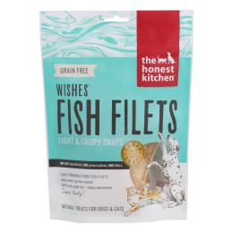 The Honest Kitchen - Dog and Cat Treats - Wishes Filets White Fish - Case of 6 - 3 oz. - 2077527