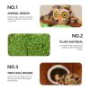 4-Pack Pet Interactive Plush Play Toys - Orange