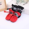 Wholesale pet dog shoes waterproof chihuahua non-slip boots - Plus velvet blue - 5