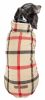Pet Life 'Allegiance' Classical Plaided Insulated Dog Coat Jacket - Khaki - Large