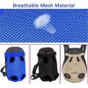 Mesh Pet Dog Carrier Backpack Breathable Camouflage Outdoor Travel Products Bags For Small Dog Cat Chihuahua Mesh Backpack - black - 28cm*18cm