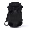 Mesh Pet Dog Carrier Backpack Breathable Camouflage Outdoor Travel Products Bags For Small Dog Cat Chihuahua Mesh Backpack - black - 38cm*23cm