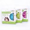 ABS Creative Dog Cat Feeders Anti Choke Food Separate Bowl Non-toxic Pet Plate Kitten Puppy Slow Eating Accessories - Rose Red