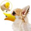 Adjustable Dogs Anti-bite Mouth Cover Muzzle Silicone Duck Mouth Mask For Dog Stop Barking Dog Pet Mouth Cover Pet Dog Supplies - Red - L