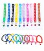 New Cute Bell Collar For Cats Dog Collar Teddy Bomei Dog Cartoon Funny Footprint Collars Leads Cat Accessories Animal Goods - purple - 1 Piece