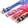 Cute Adjustable Small Dog Collars Puppy Pet Slobber Towel Outdoor Cat Collar Dog Bandana - Blue - XL