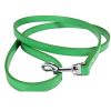 PU Leather Cat Dog Leash Soft Walking Dog Collar Leash Running Training Dog Harness Lead Leash Puppy Pet Small Dog Leash Belt - Green - 1.5x120cm