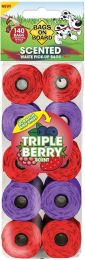 Bags on Board Berry Scented Wast Pick-Up Bags (Size: 140 count)