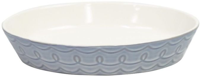 Pioneer Pet Ceramic Bowl Loop Oval 8.2" x 1.45" (Size: 1 count)