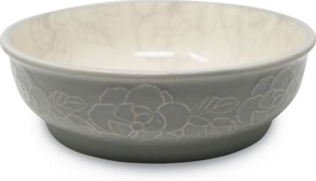 Pioneer Pet Ceramic Bowl Magnolia Medium 6.5" x 2" (Size: 1 count)