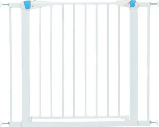 MidWest Glow in the Dark Steel Pet Gate White (Size: 29" tall - 1 count)