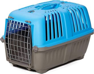 MidWest Spree Pet Carrier Blue Plastic Dog Carrier (Size: X-Small - 1 count)