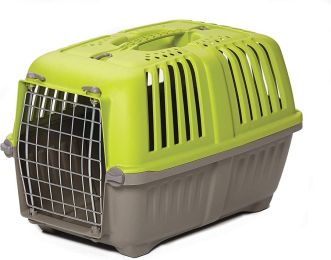 MidWest Spree Pet Carrier Green Plastic Dog Carrier (Size: X-Small - 1 count)