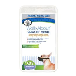 Four Paws Quick Fit Muzzle (Size: Size 0 - Fits 4.5" Snout)