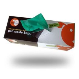 Lola Bean Pet Waste Bags - Lemon Scent (Size: 200 Bags - 13" Long x 8" Wide)