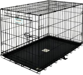 Precision Pet Pro Value by Great Crate - 1 Door Crate - Black (Size: Model 2000 (24"L x 18"W x 19"H) For Dogs up to 25 lbs)
