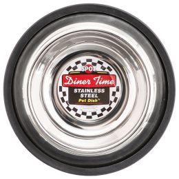 Spot Stainless Steel No Tip Food Dish (Size: 24 oz (9" Base))