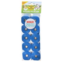 Bags on Board Waste Pick Up Refill Bags - Blue (Size: 140 Bags)