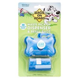 Bags on Board Bone Shaped Pick up Bag Dispenser - Blue (Size: 1 count)