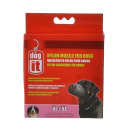 Dog It Nylon Muzzle for Dogs (Size: X-Large - (8.5" Long))