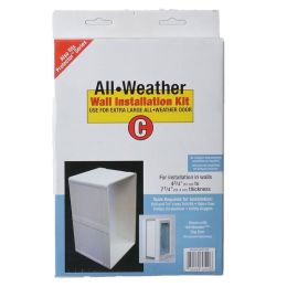 Perfect Pet All Weather Wall Installation Kit (Size: Extra Large (10.5" x 15" Flap Size))